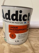 POT DE PEINTURE ADDICT LAQUE MULTISUPPORTS SATINEE GLYCERO 2.5L IVOIRE