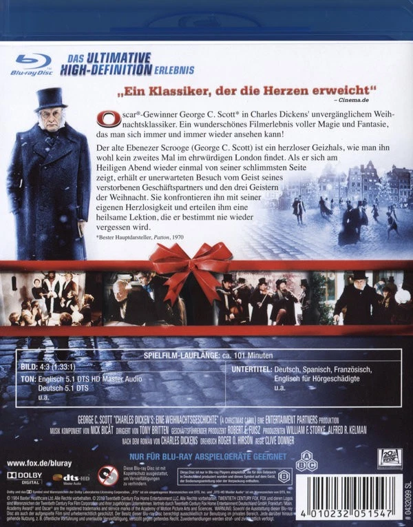 Charles Dickens Eine Weihnachtsgeschichte - Blu-ray Disc - GEBRAUCHT - Bild 2 von 4