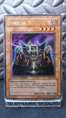 | Yugioh Lord of D. BPT-004 Secret Rare 2002 Collectors Tin Lord Of D DMG   |