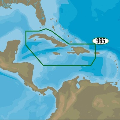 C-MAP 4D NA-D965 - Cuba, Dominican Republic, Caymans & Jamaica [M-NA-D965-MS]