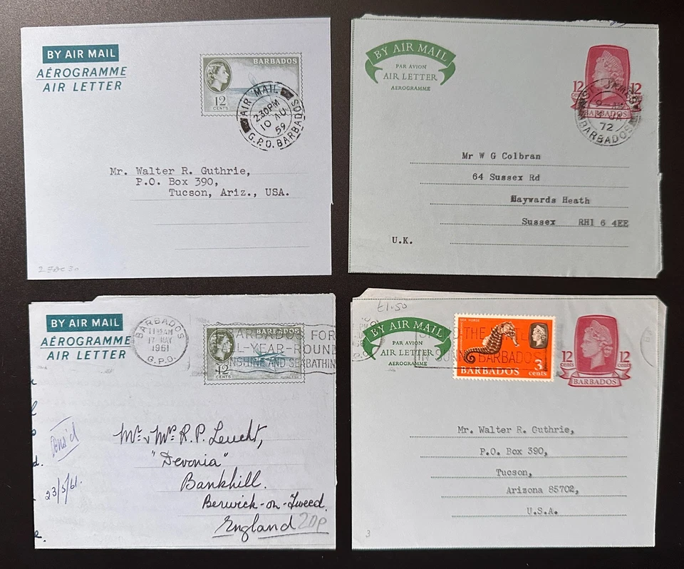 Papelería postal barbados, QE2 GAMA USADA (8) ¡L@@K! Foto 2 de 3