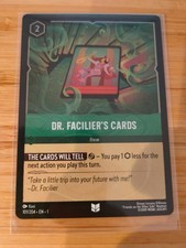 Lorcana Dr. Faciliers Karten (FOLIE) Das erste Kapitel M/NM Kostenlos UK P&P
