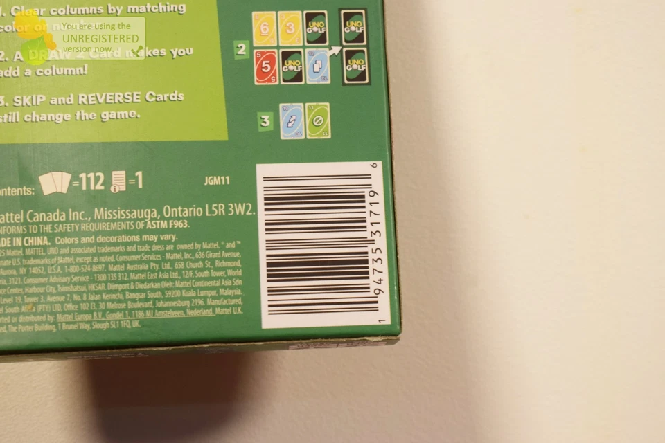 UNO Golf Card Game - Image 3 of 3