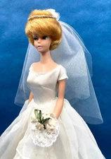 Vintage Mattel Barbie Wedding Gown Set
