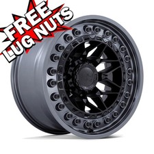 1pc Black Rhino Alpha 17x9 5x1275x5 0mm Black Gunmetal Wheel Rim 17 Inch