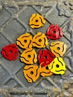 Vintage 45 RPM plastic adapters, with drilled hole to make a necklace or keyring — photo 4