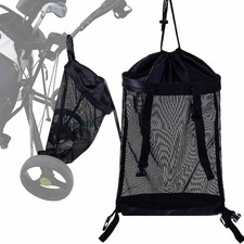 Golf Push Cart Storage Bag Hat Shoes Water Bottle Golf Course Mesh Organizer