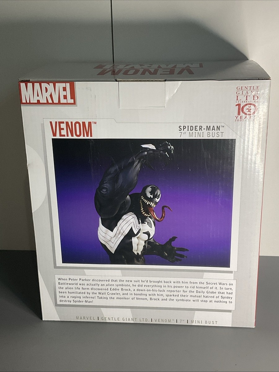 Gentle Giant Marvel Spider-Man Venom 7” Mini Bust Limited Edition
