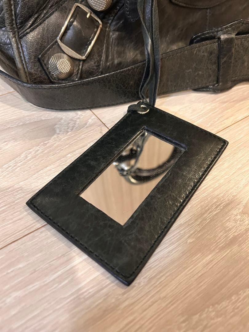 Balenciaga City Giant 2-way Hand/Shoulder Bag in Black 173082 Leather Unisex JPN thumbnail 6