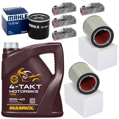 Set Ölfilter 4L Öl Wartung Luftfilter Zündkerzen für Honda CBR 1000 RR SC57 -07