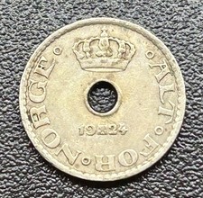 1924 Norway (Norge) - 10 Ore Coin -  #0618