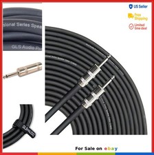 Speaker Cable 1/4 inch to 1/4 inch 12 AWG 25 Ft for Guitar Bass Amp