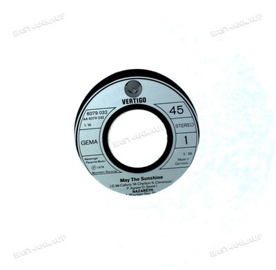 Nazareth - May The Sunshine / Expect No Mercy 7'' (VG) .
