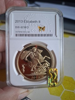 London Mint Office 2013 Eizabeth II Gold Sovereign Coin Sealed bnib