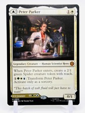 PETER PARKER  / AMAZING - M 0010 - MYTHICAL 2 SIDED  - MTG Marvel's Spider-Man