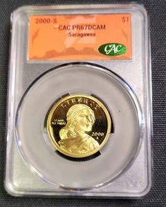 Sacagawea Dollar 2000-S Proof CAC PR67DCAM