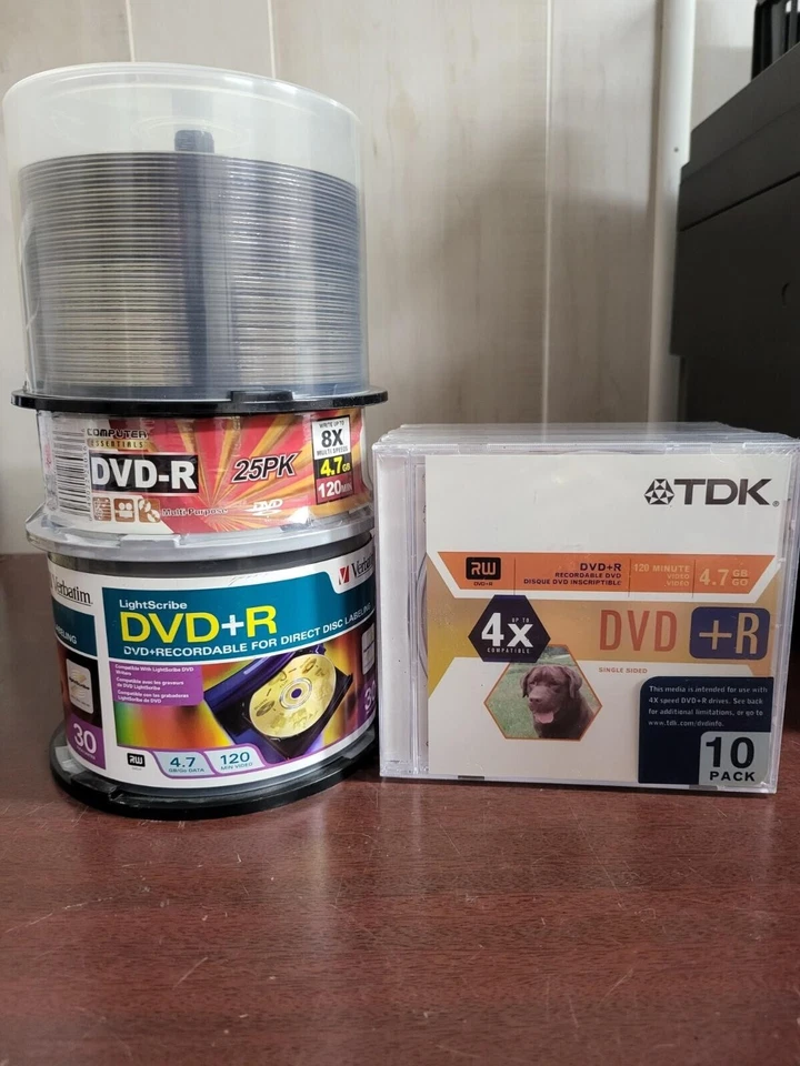 DVD-R CD Lot  ~ Verbatim TDK More  Blank Compact Disc *see pics - Image 4 of 4