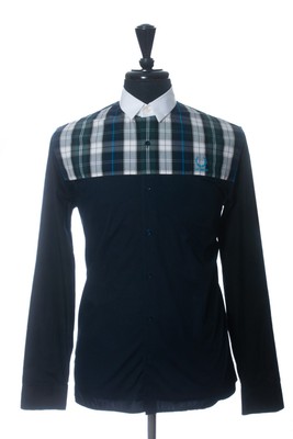 Raf Simons for Fred Perry Check Accented Shirt