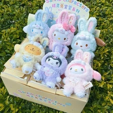 Toptoy Cartoon Characters My Melody Kuromi Elf Bunny Baby Serie Blind Box Figure