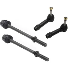 Inner Outer Tie Rod End Set For Yukon Silverado Sierra 1500 Avalanche 4x4 & RWD