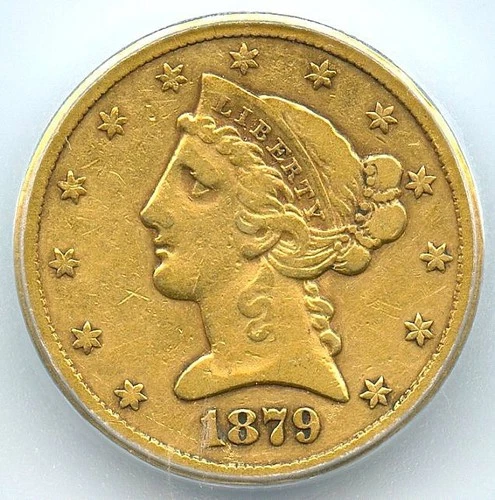 1879-CC Liberty Half Eagle — photo from the most recent tracked eBay sale