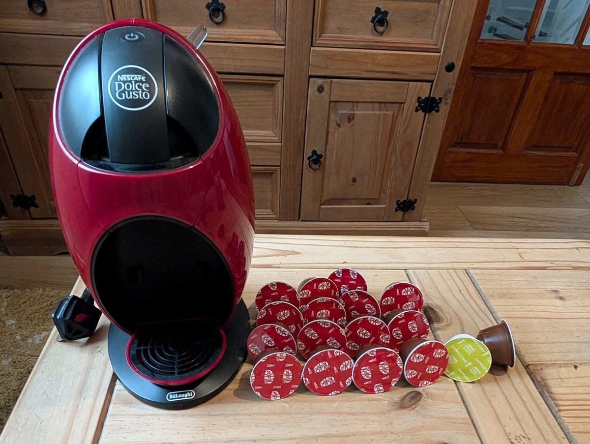 Coffee Pod Delonghi Jovia Coffee Machine Red Gusto Pod Machine De