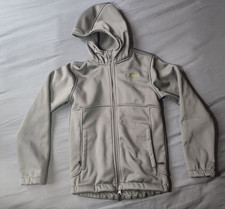 Magellan Outdoors Youth Mesa 2.0 Softshell Jacket Hooded Grey Full Zip M