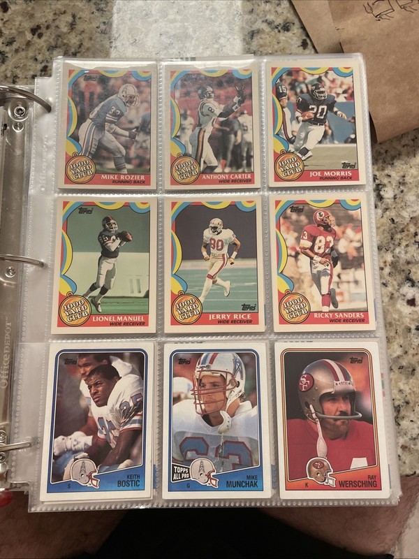 QTY 200+ 80S-2000S Football Cards Assorted Sports Cards All Different Vintage