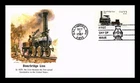 DR JIM STAMPS US COVER STOURBRIDGE LION LOCOMOTIVES FIRST DAY ISSUE FLEETWOOD