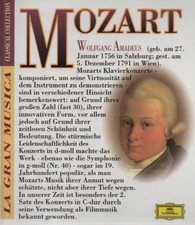 MOZART - LA GRAN MUSICA - CLASSICAL COLLECTION / CD und Buch - NEUwertig