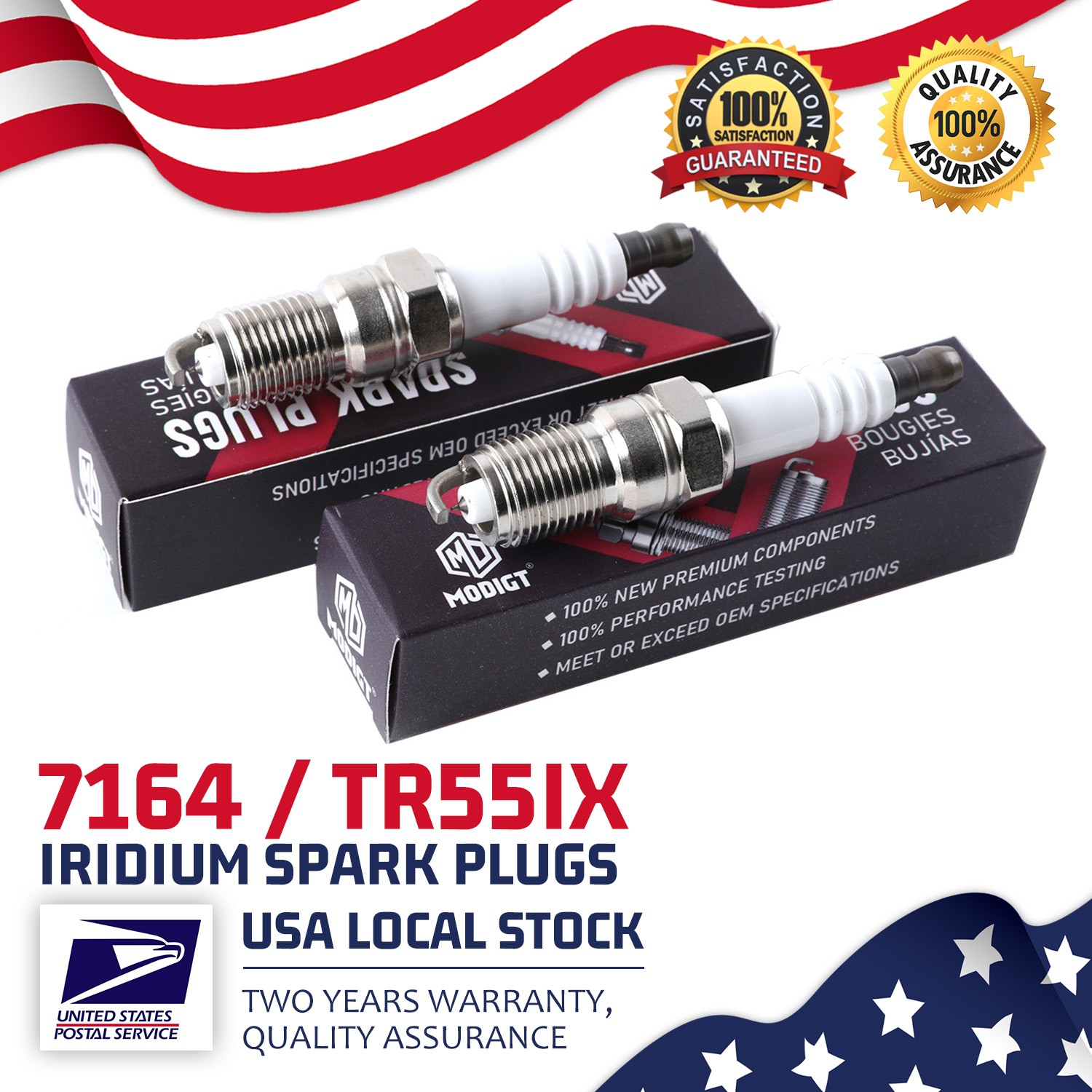 6 Pcs Iridium IX Spark Plugs For NGK TR55IX #7164 OEM Replace For Mazda Lincoln