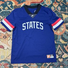 Nike Dri-FIT USMNT Soccer Team USA Football Jersey Blue #CI8340-421 Mens Sz M