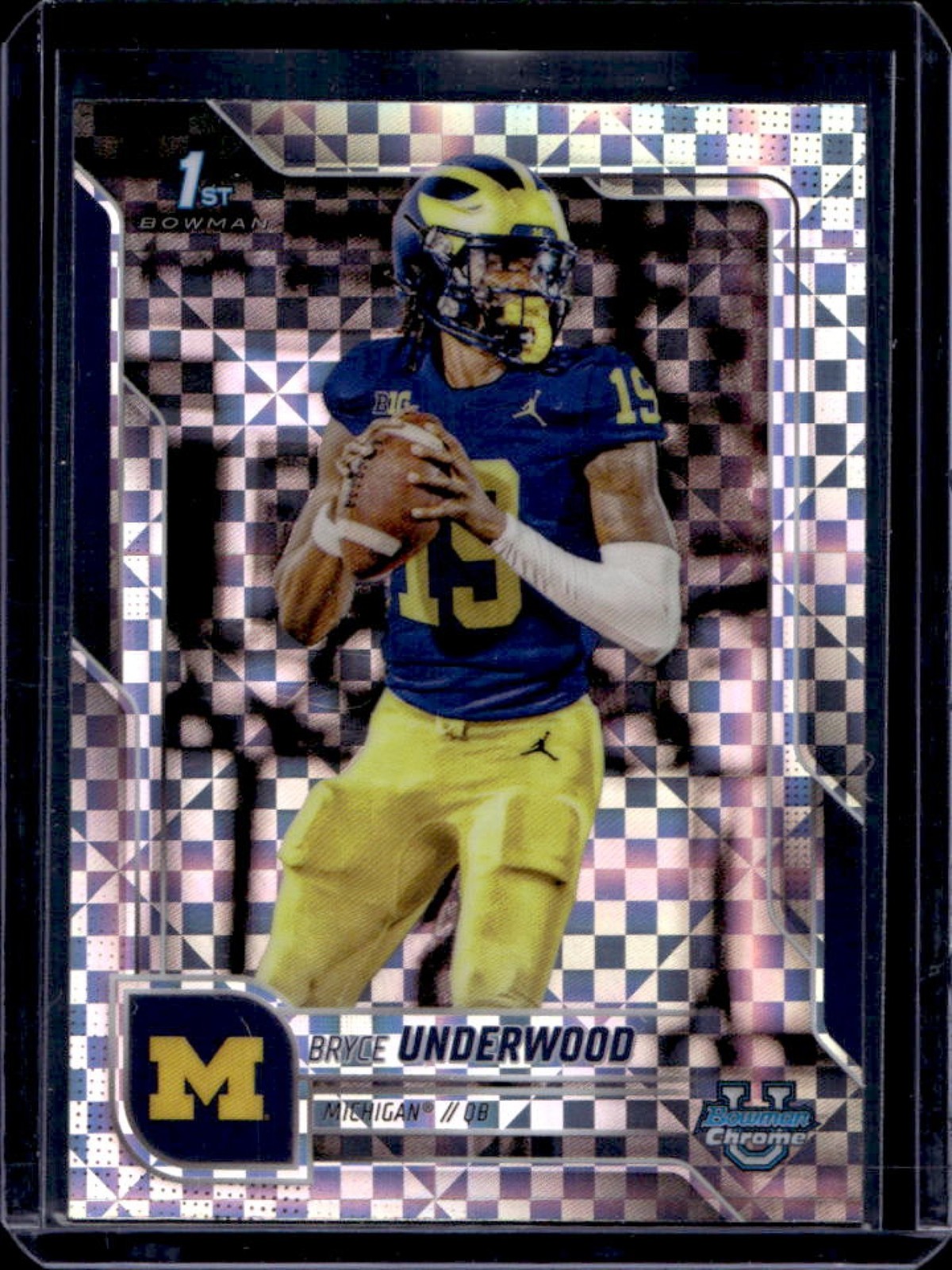 2025 Bowman Chrome U Bryce Underwood X-Fractor 1st #196