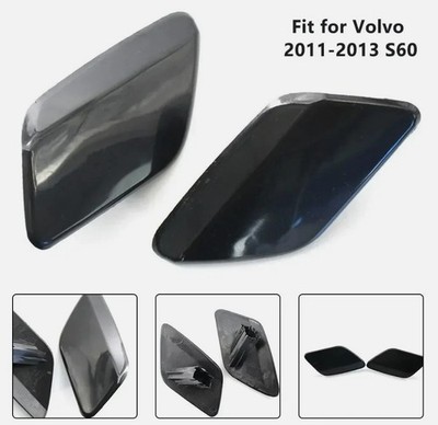 Front Left Right Side Bumper Headlight Washer Nozzle Cover Cap Fit for Volvo S60