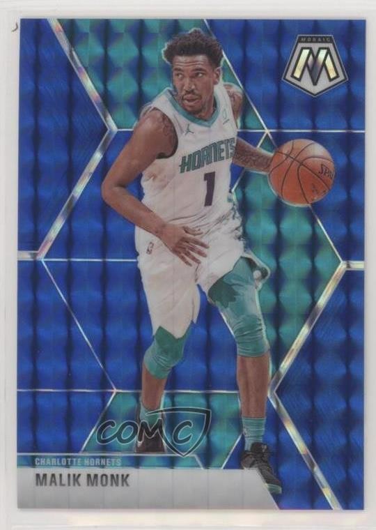 2019-20 Panini Mosaic Blue Prizm 76/99 Malik Monk #112 8k4