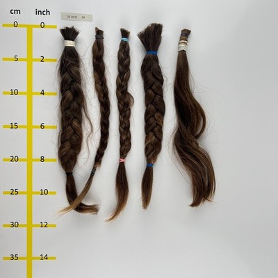 Europäisches EchthaarRohhaare  mittelblond mind.100Gr 25-30cm - 25052524A