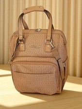 NEW WT DUSTY ROSE GUESS DESIGNER DIAPER BAG BACKPACK LOGO KEOTA TRAVEL