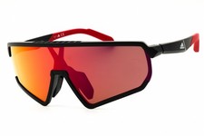 Adidas SP0017 01L Shiny Black / Roviex Mirror 00mm Men's Sunglasses