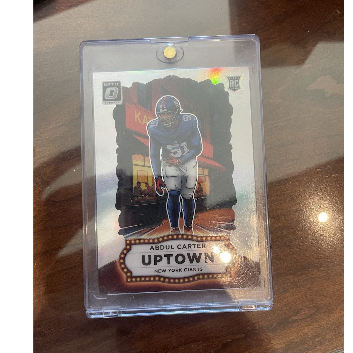2025 Panini Donruss Optic Uptown Abdul Carter Rookie Prizm #1 New York Giants