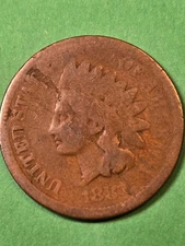1881 indian head cent obverse lamination error mint error variety