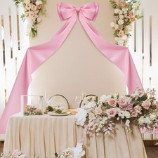 Large Satin Bow Decor 70x18.5 Inch Giant Wall Bows Decoration for Christmas T...