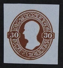 CKStamps: US Cut Square Stamps Collection Scott#U339 Unused NH NG Lightly Crease