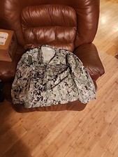 US Navy Working Type III Blouse Seabees Embroidered Medium Long VGUC