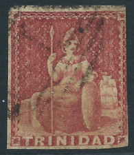 Trinidad, Sc #18a, 1d, Used (trimmed perfs)