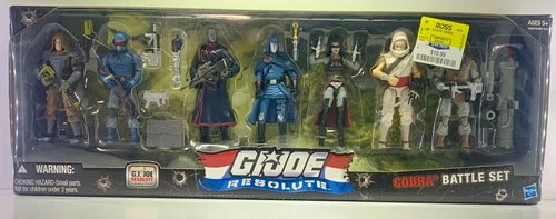 GI Joe Resolute Cobra Battle Set 2010 New (#20888)Gijoe 3.75