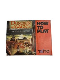 Dungeon Magic: Sword of the Elements (Nintendo NES, 1990) Cib W/manual No Map