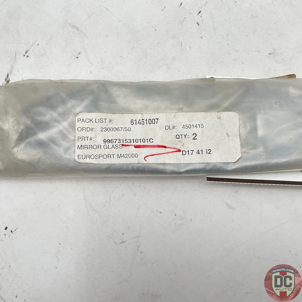 Espejo retrovisor visera Porsche Boxster Cayman 911 1997-2012 9967315310101C nuevo Foto 3 de 3