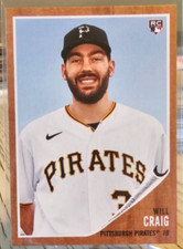 2021 Topps Archives Will Craig RC #88 Pirates two cards