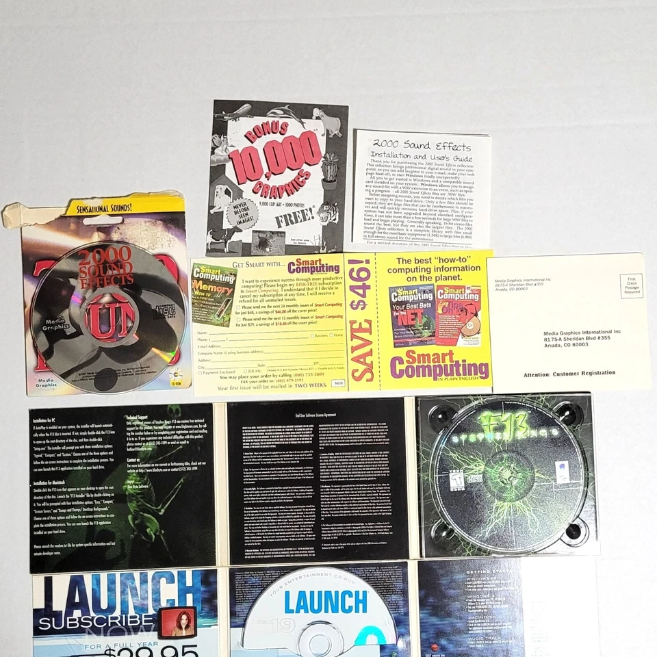 PC Software Game Demos Promos Screensavers CDs Lot of 13 READ DETAILS - Image 4 of 4