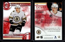 2023-24 SP Authentic Future Watch Red Limited #177 Matthew Poitras